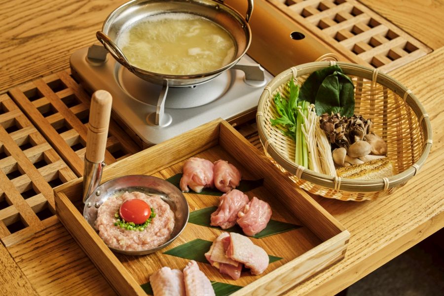 鶏焼き肉囲
