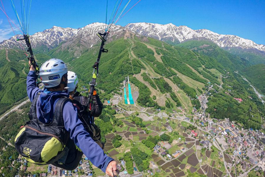 スカイブルー八方尾根パラグライダースクール（グリーンシーズン）