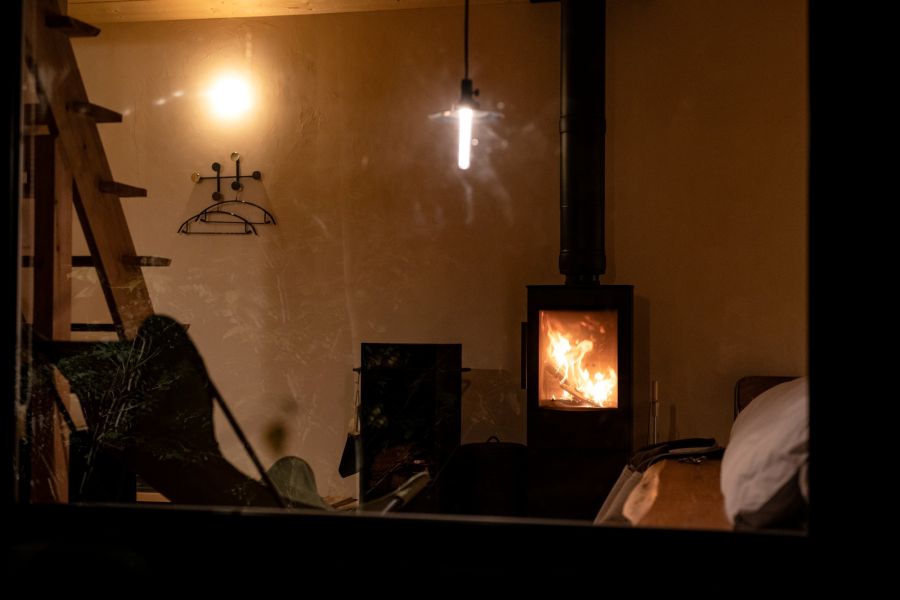 桜岡リトリートオーベルジュ Sondre Cabin A「Wood Stove」
