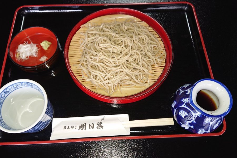 蕎麦切り 明日葉