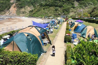 海岸キャンプ 宇久須キャンプ場